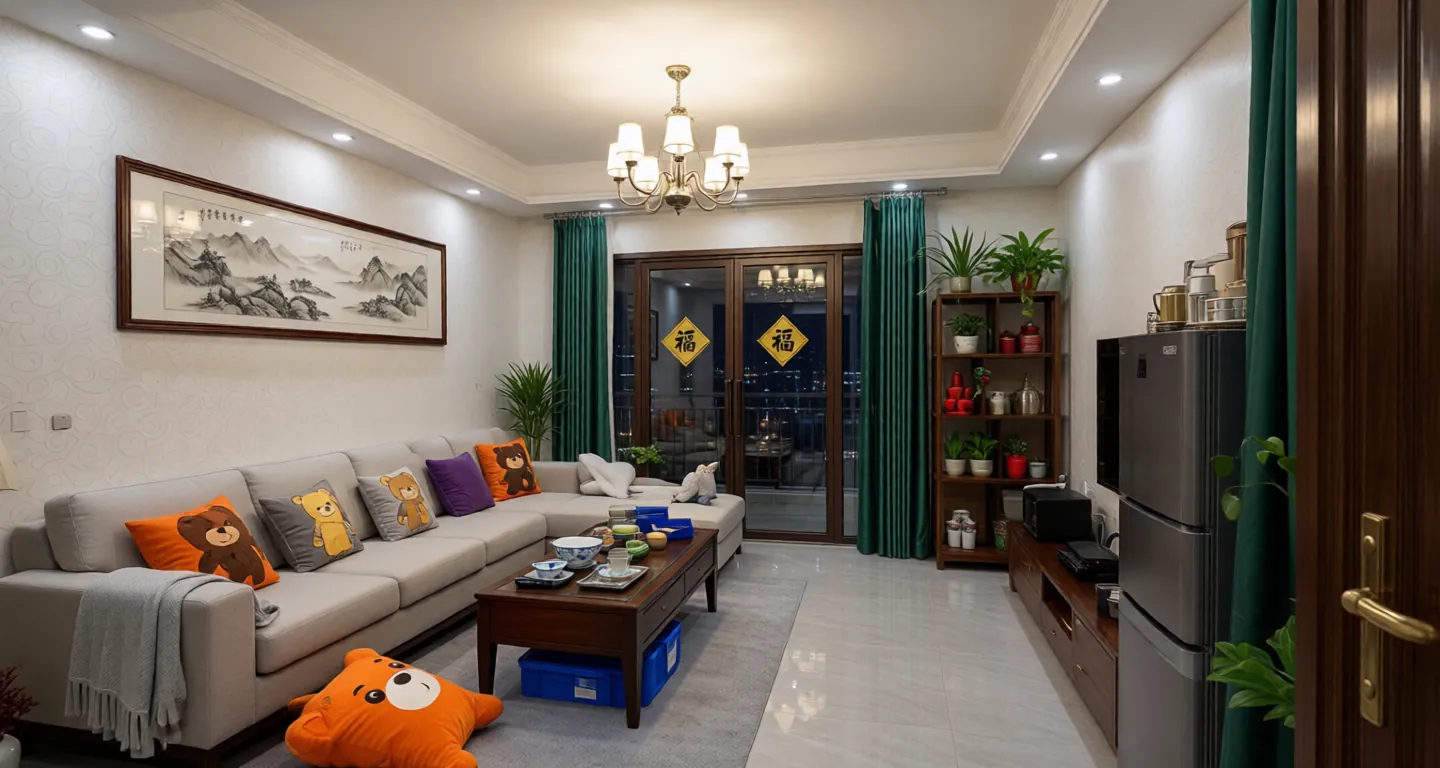 Room type: livingroom Apartment for rent in Shanghai - Sanhua Modern City (Phase I Dangui Court) - Photo 1