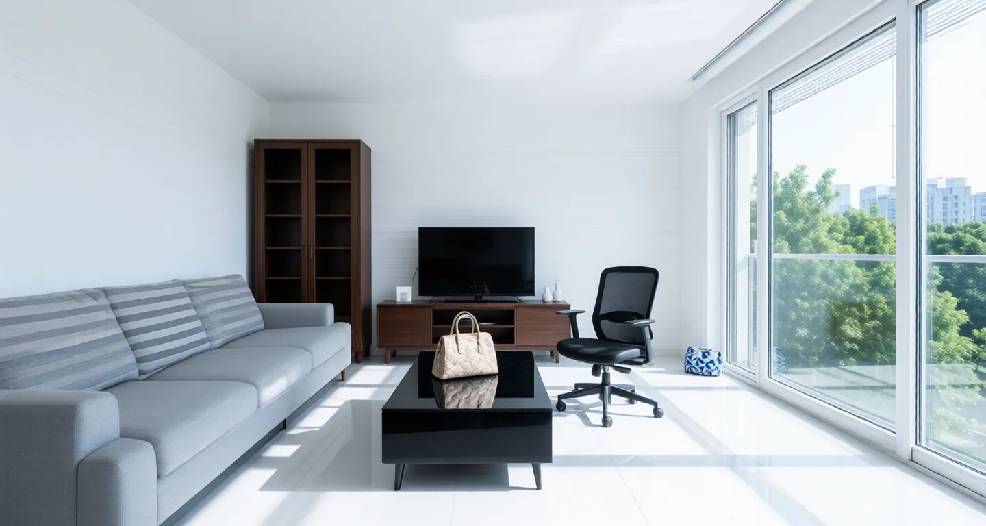 Room type: livingroom Apartment for rent in Shanghai - Lishui Huating - Photo 1