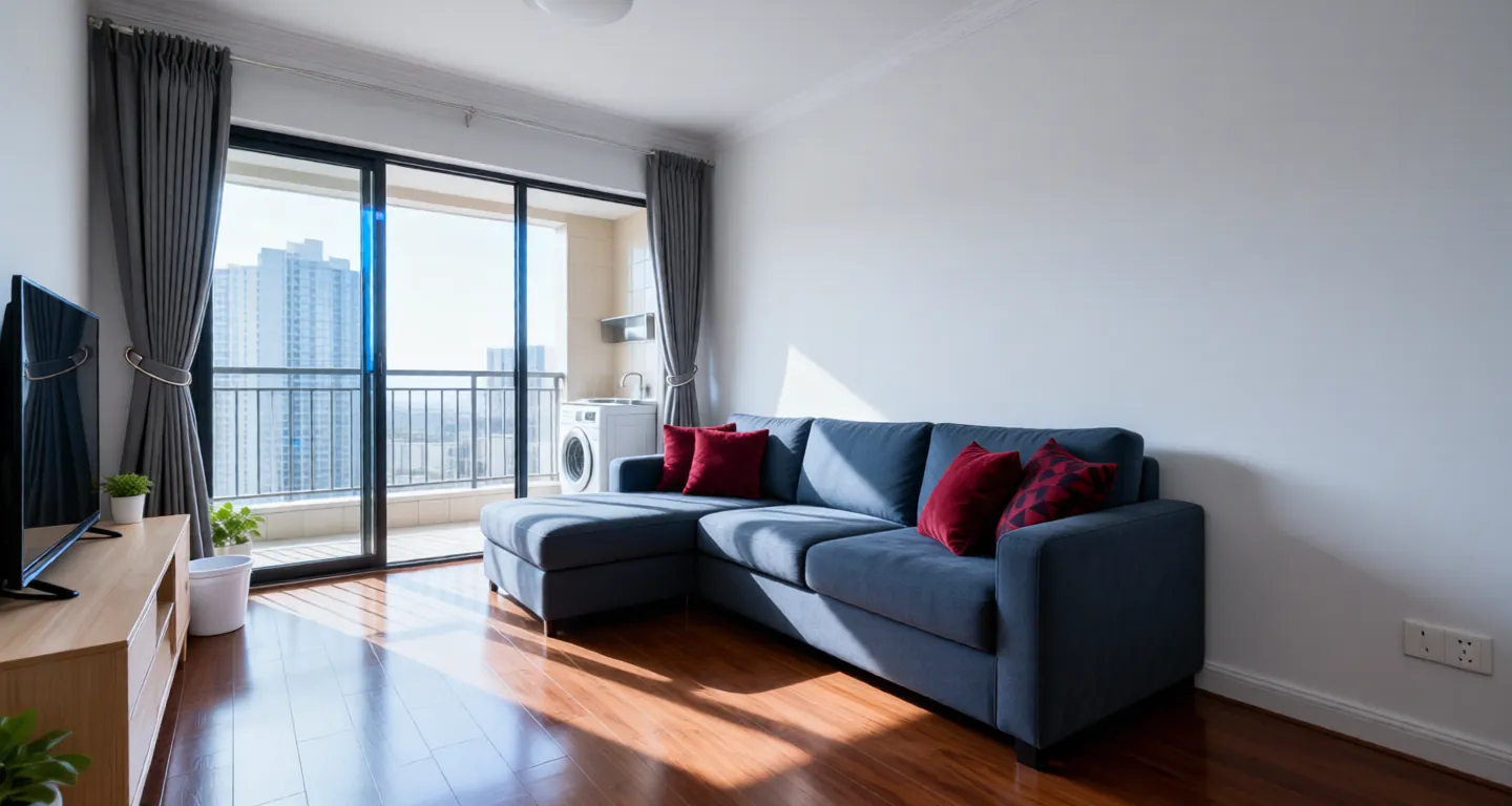 Room type: livingroom Apartment for rent in Shanghai - Jianfa Jiulong Bay - Photo 1