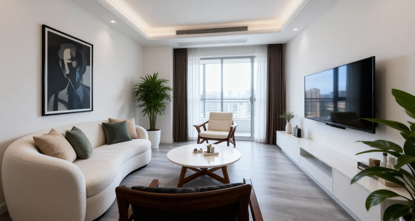 Room type: livingroom Apartment for rent in Shanghai - Xinguidu Wantijingyuan - Photo 1