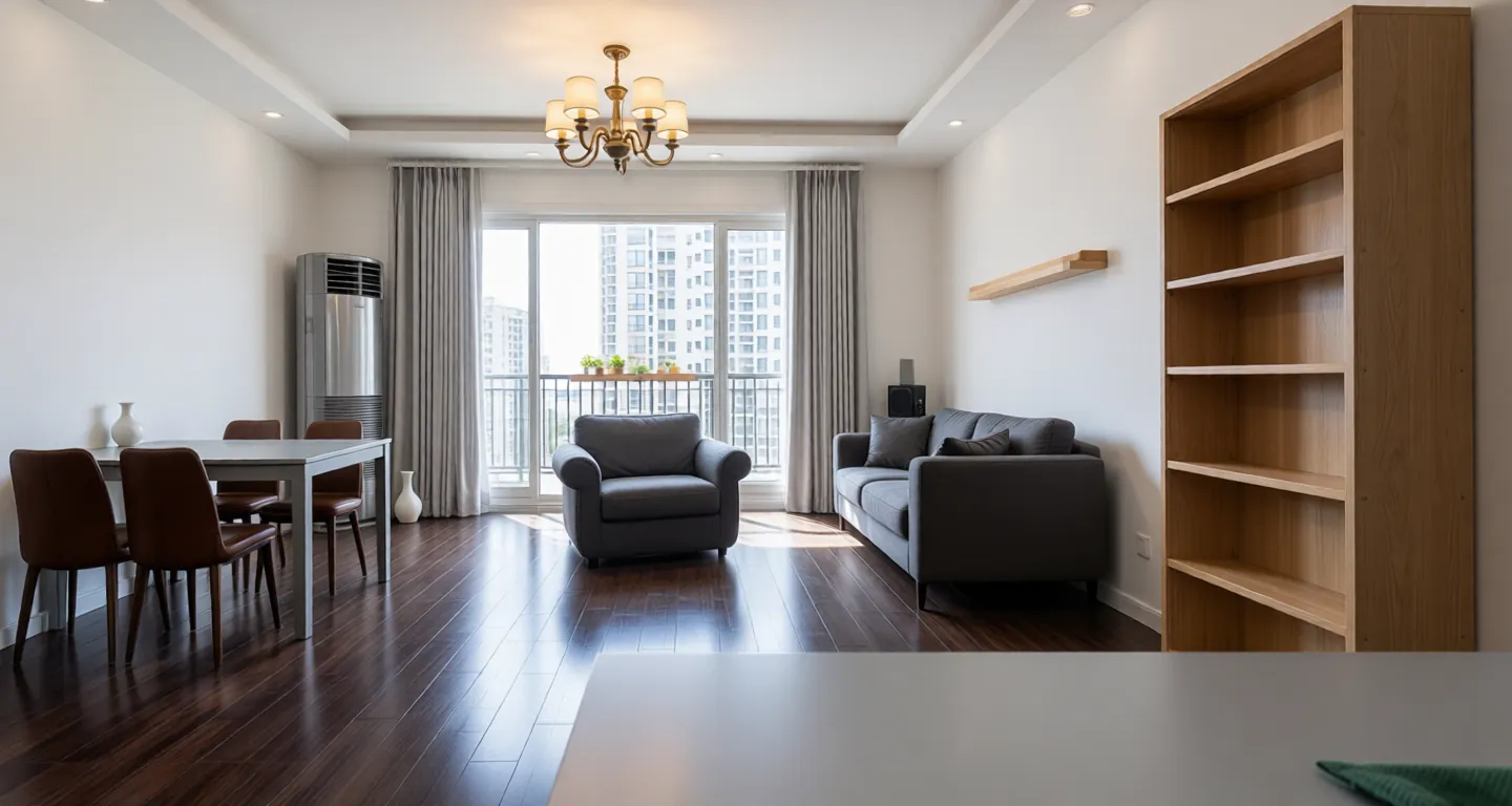 Room type: livingroom Apartment for rent in Shanghai - South District of Linfen Mingcheng (Lane 80/87, Linfen Road) - Photo 1