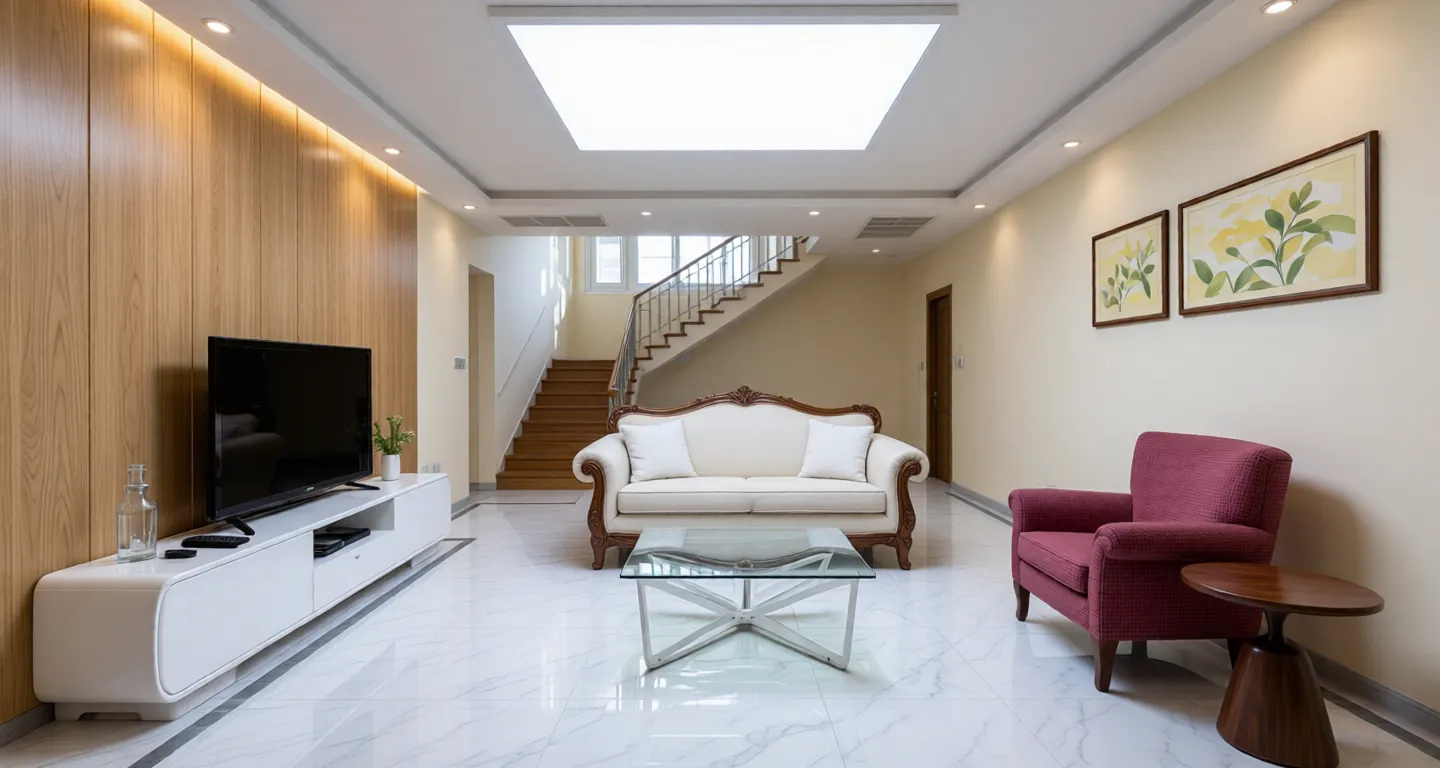 Room type: livingroom Apartment for rent in Shanghai - Xinhong Villa Garden - Photo 1