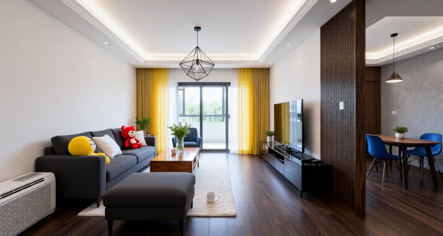 Room type: livingroom Apartment for rent in Shanghai - Vanke Legend by the Sea - Photo 1