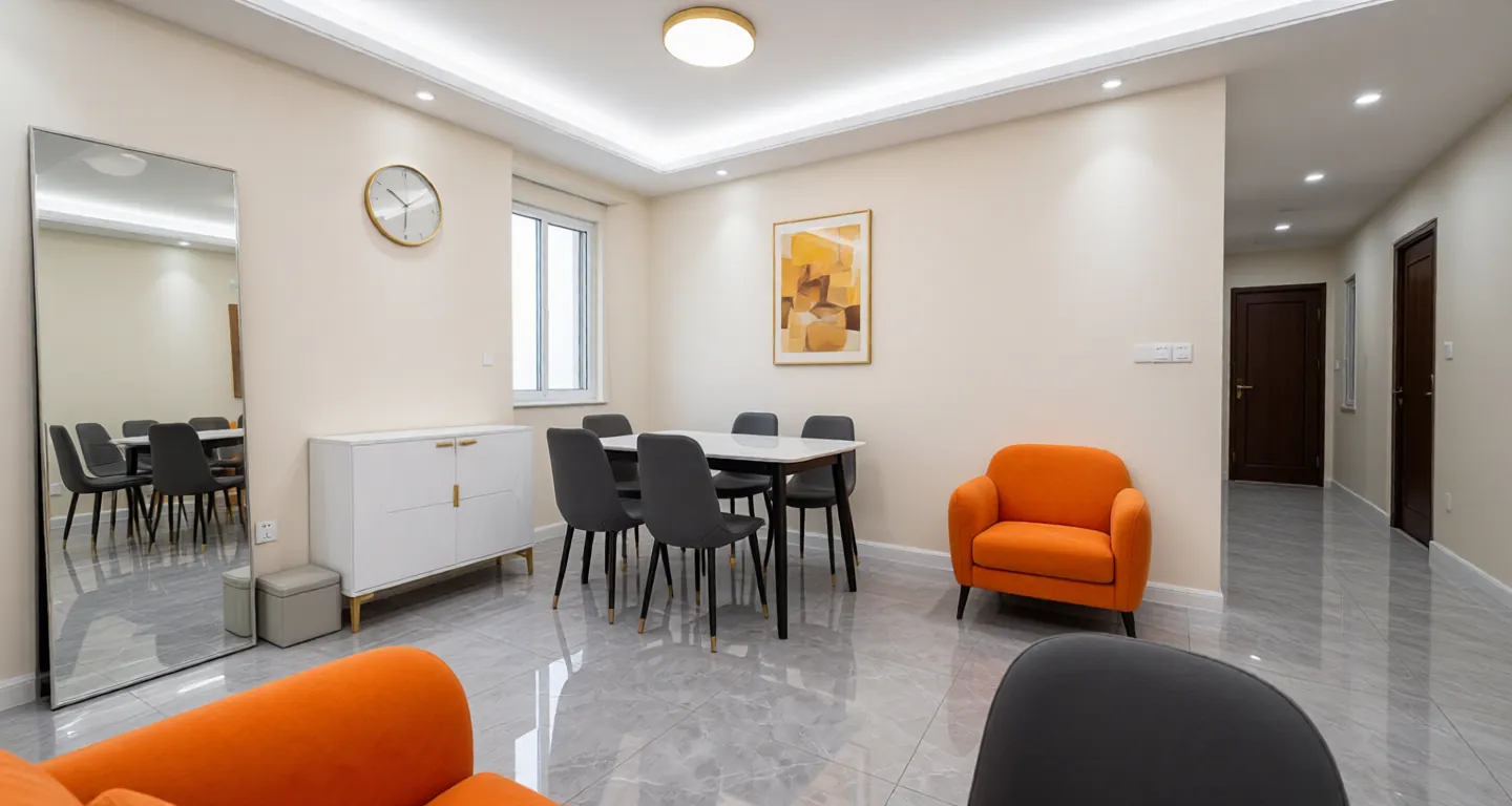 Room type: livingroom Apartment for rent in Shanghai - Huideli by China Overseas - Photo 1