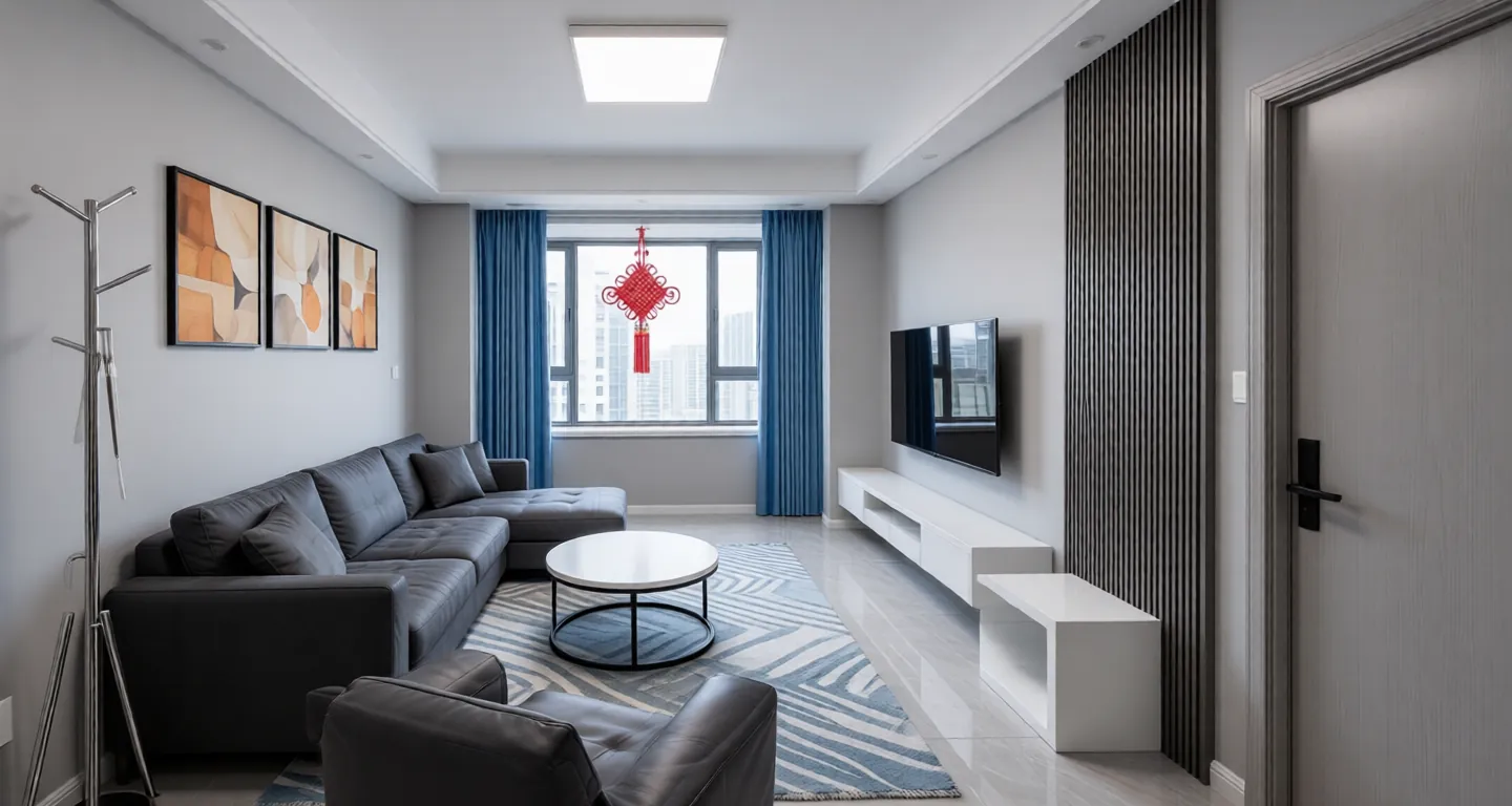 Room type: livingroom Apartment for rent in Shenyang - Jindi Poly Hillside - Photo 1