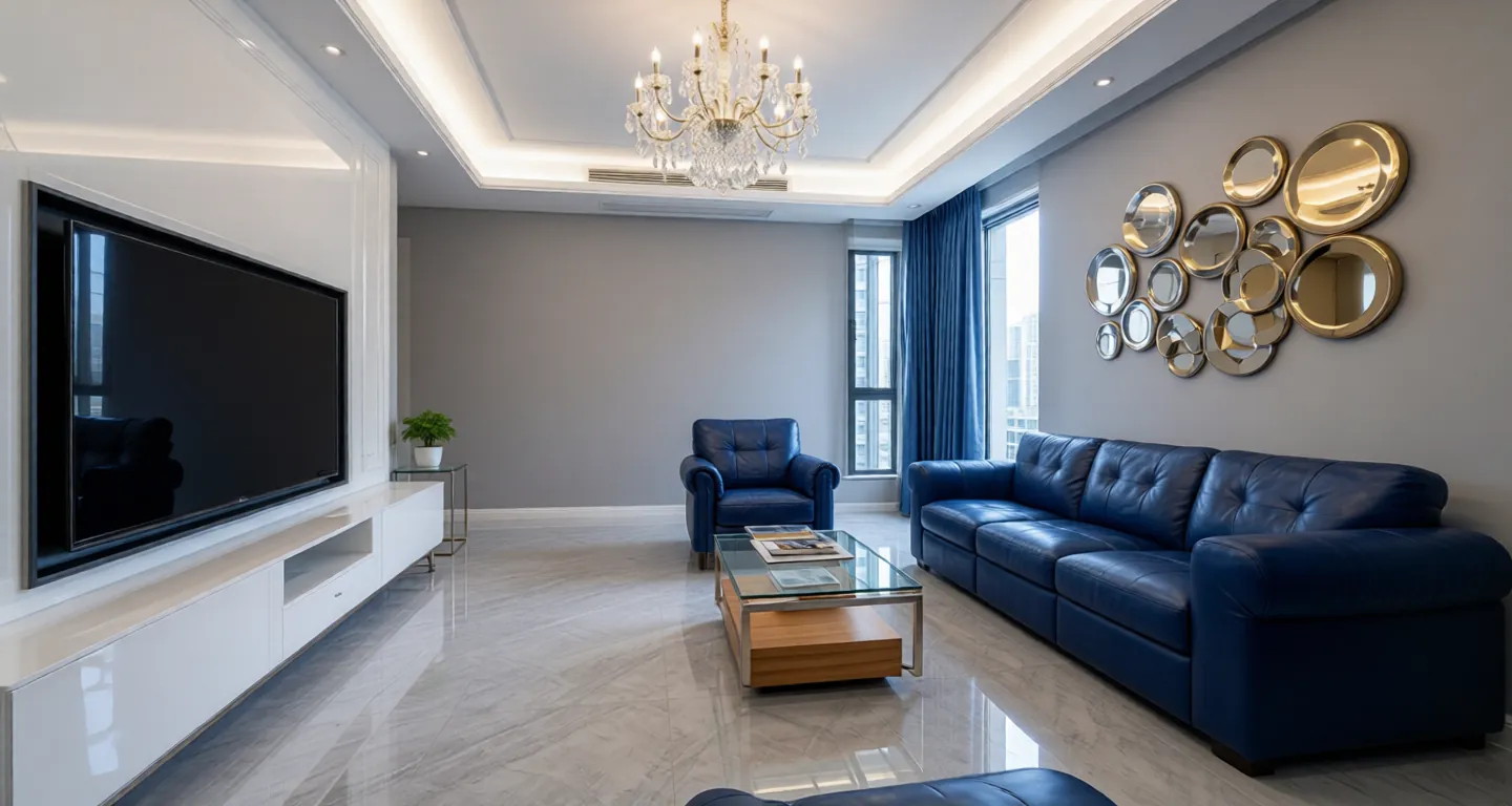 Room type: livingroom Apartment for rent in Shenyang - CIFI Platinum Palace - Photo 1
