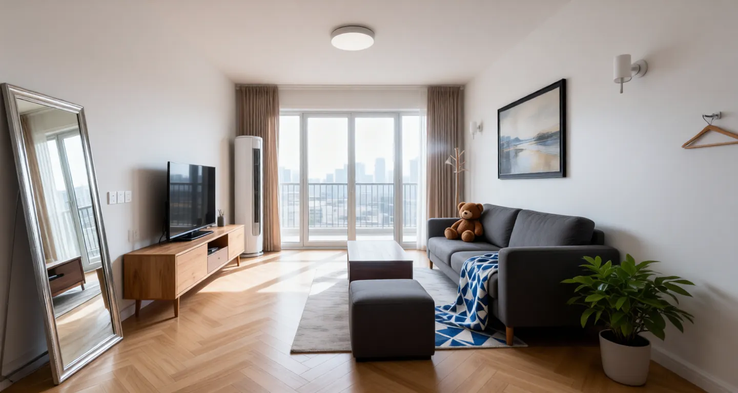 Room type: livingroom Apartment for rent in Shenyang - Saint Fontaine - Photo 1