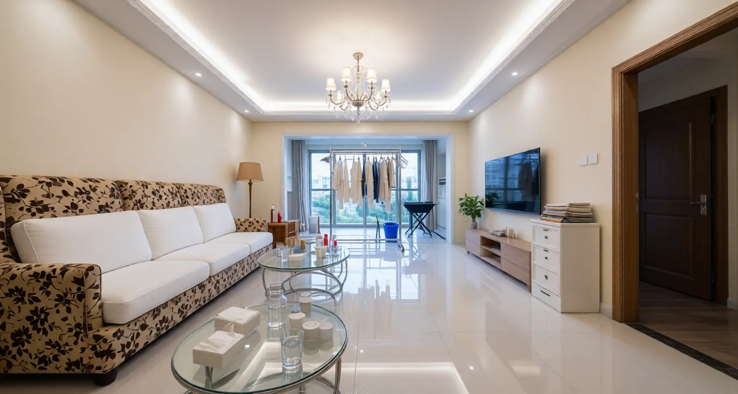 Room type: livingroom Apartment for rent in Shenyang - China Resources Ziyunfu Yueli - Photo 1