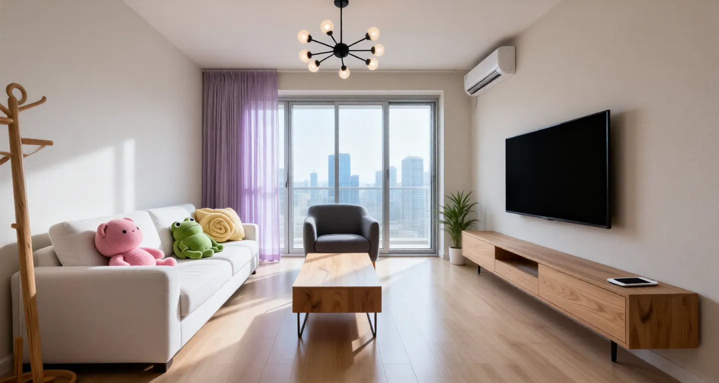 Room type: livingroom Apartment for rent in Shenyang - China Overseas Peace Gate Phase II - Photo 1