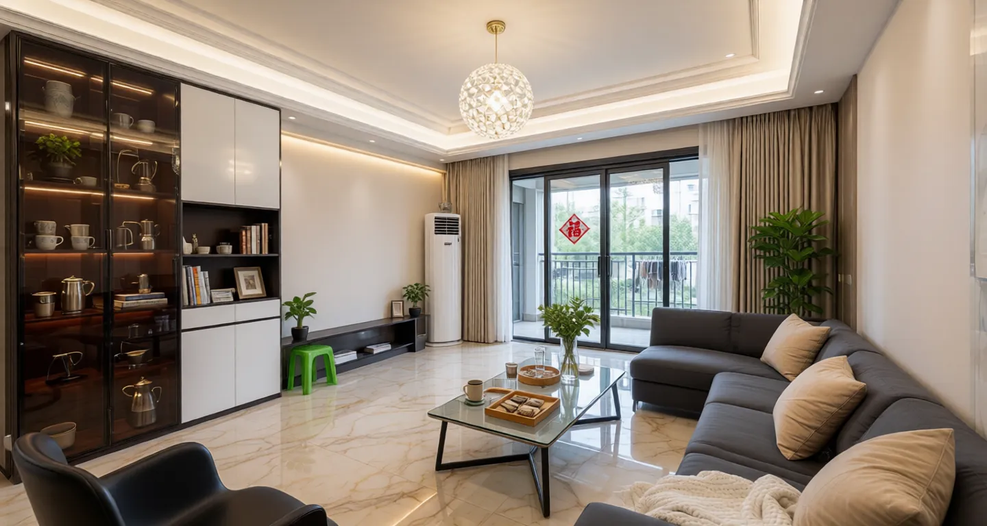 Room type: livingroom Apartment for rent in Shenzhen - Hengda Cheng Phase I - Photo 1