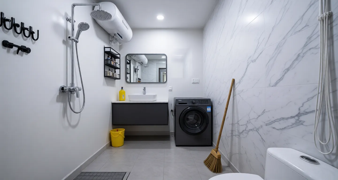 Room type: bathroom Apartment for rent in Shenzhen - Vanke East Coast Phase I - Photo 1