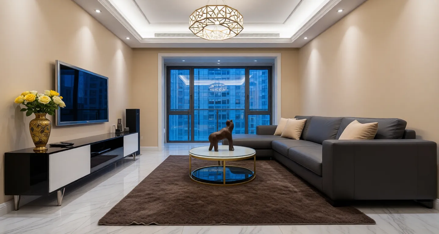 Room type: livingroom Apartment for rent in Shenzhen - Excellence Qianhai One - Photo 1