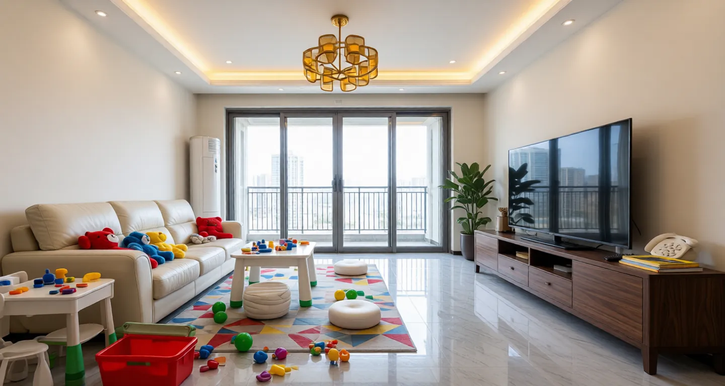 Room type: livingroom Apartment for rent in Shenzhen - Hengda Cheng Phase II - Photo 1