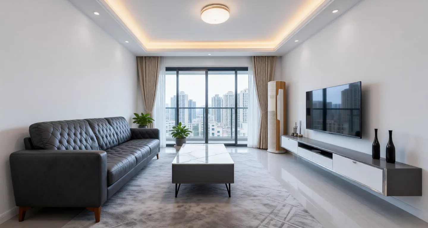 Room type: livingroom Apartment for rent in Shenzhen - Zhonghai Huating - Photo 1