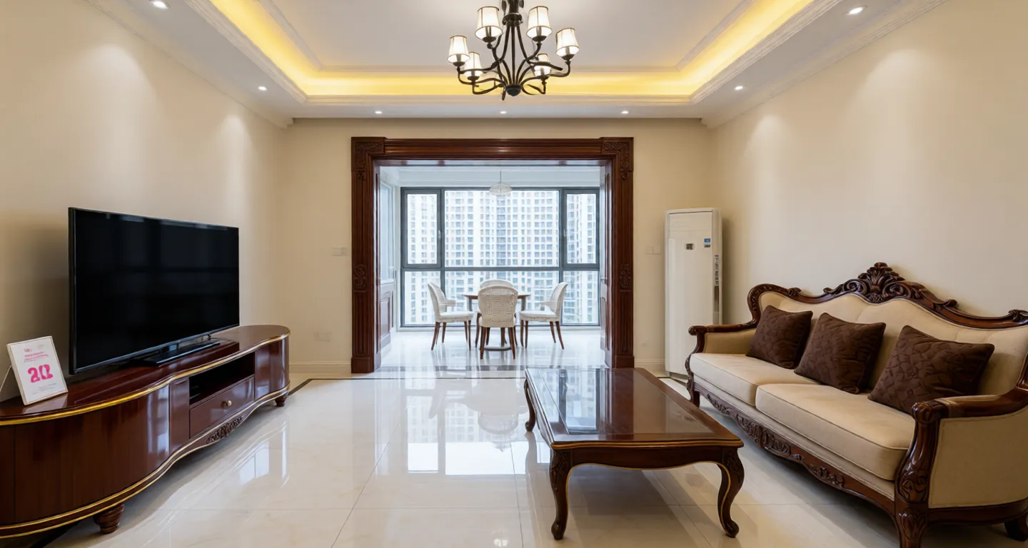 Shijiazhuang expat housing - Furnished apartment: Poly Lafite Mansion Langfei Garden East Zone