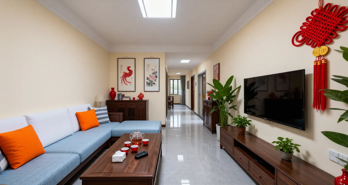 Shijiazhuang expat housing - Furnished apartment: Ruicheng Block B