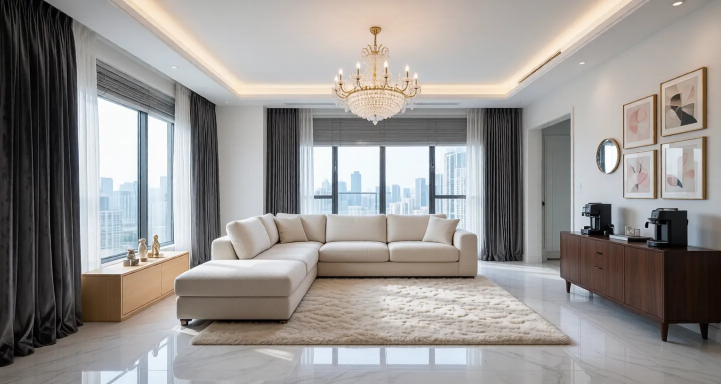 Shijiazhuang expat housing - Furnished apartment: Sunac Zhenqi Garden
