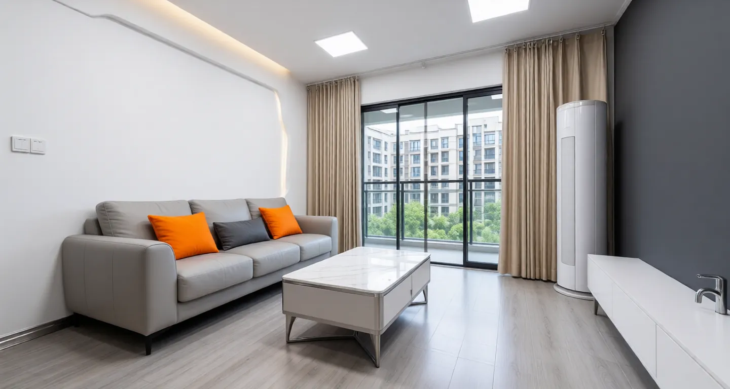Room type: livingroom Apartment for rent in Suzhou - Yuehu Mingdi - Photo 1