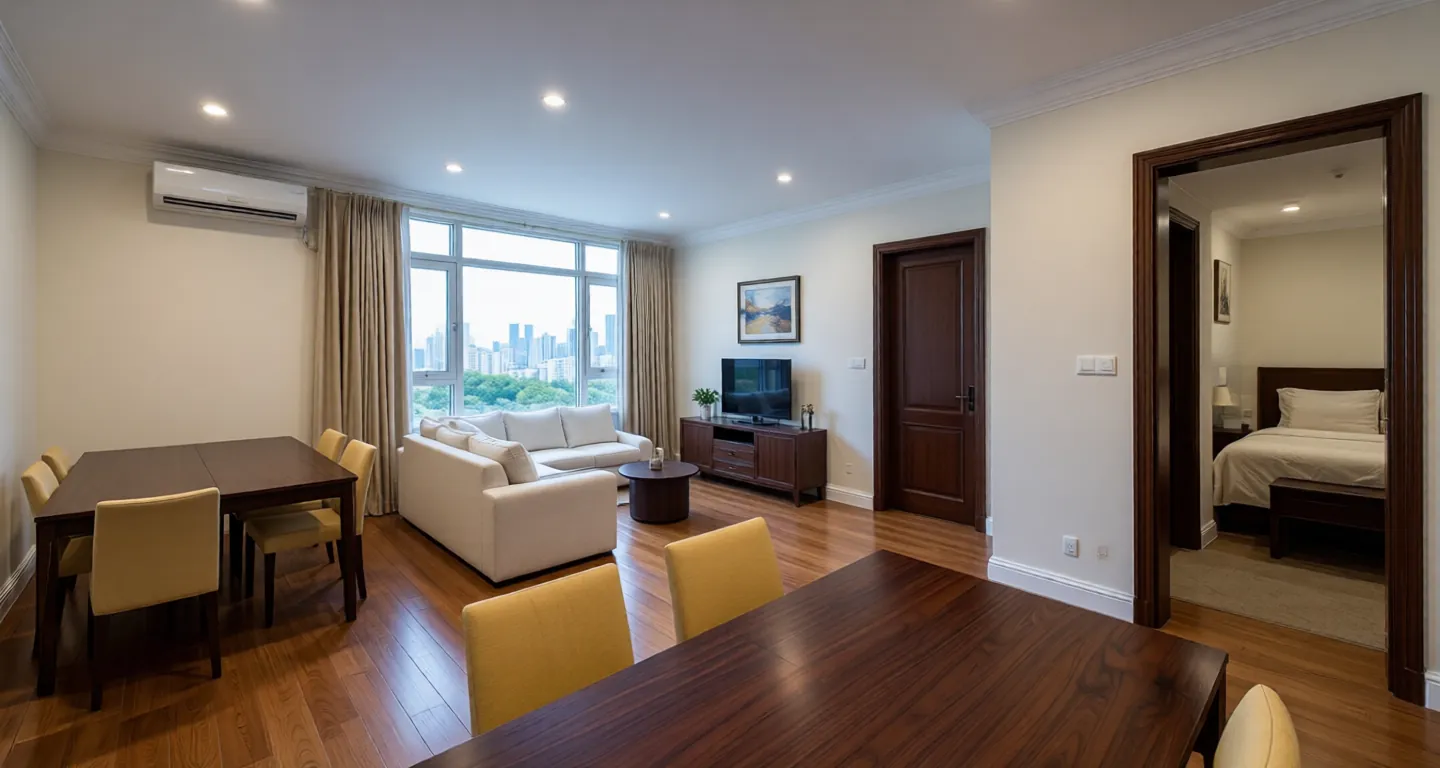 Suzhou expat housing - Furnished apartment: Hong Leong City Centre