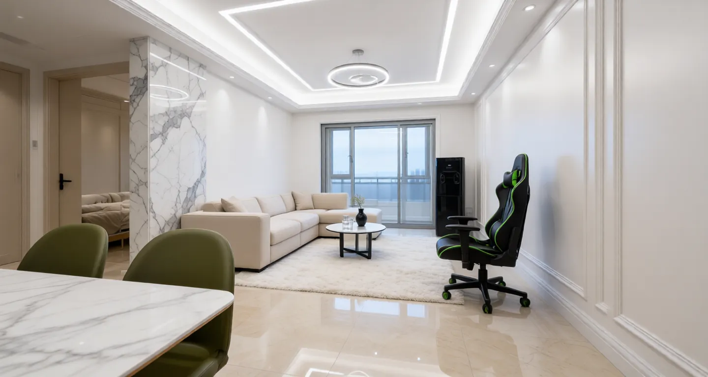 Room type: livingroom Apartment for rent in Tianjing - Vanke Xihua Mansion - Photo 1