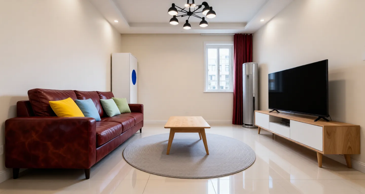 Room type: livingroom Apartment for rent in Tianjing - Binhai Zhidi Mountain - Photo 1