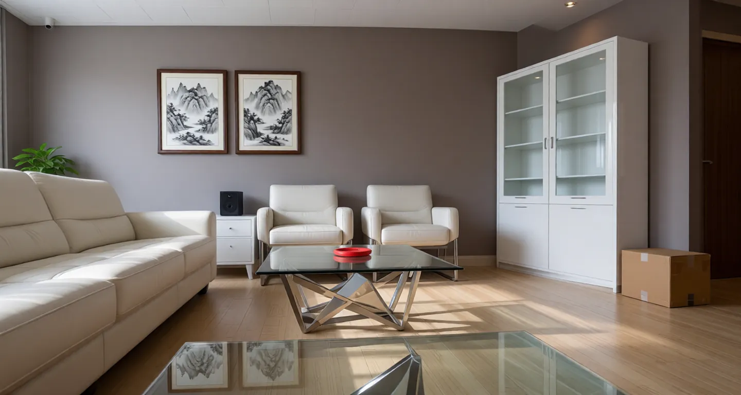 Room type: livingroom Apartment for rent in Tianjing - Merchant Jintian Bay Mansion - Photo 1