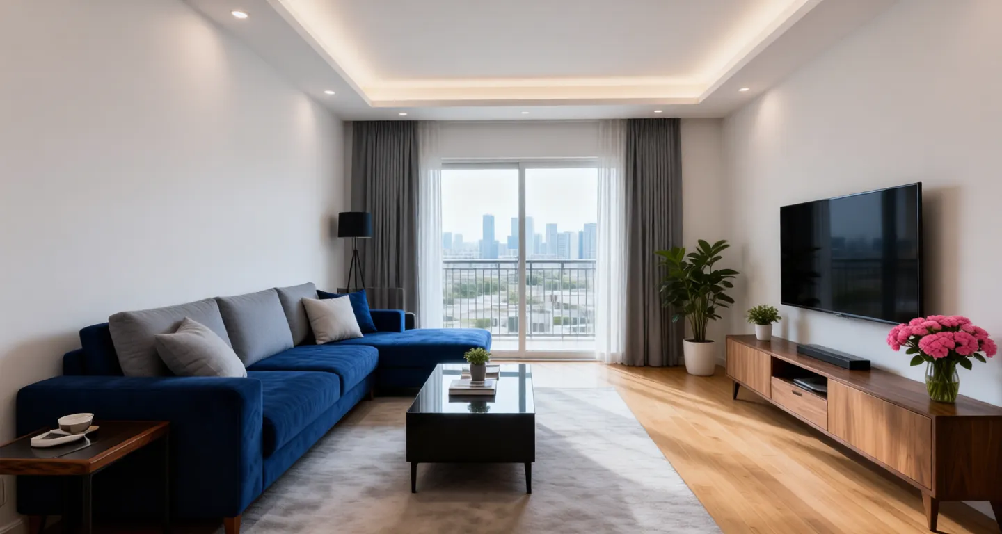 Room type: livingroom Apartment for rent in Tianjing - Nord Elegant Residence - Photo 1