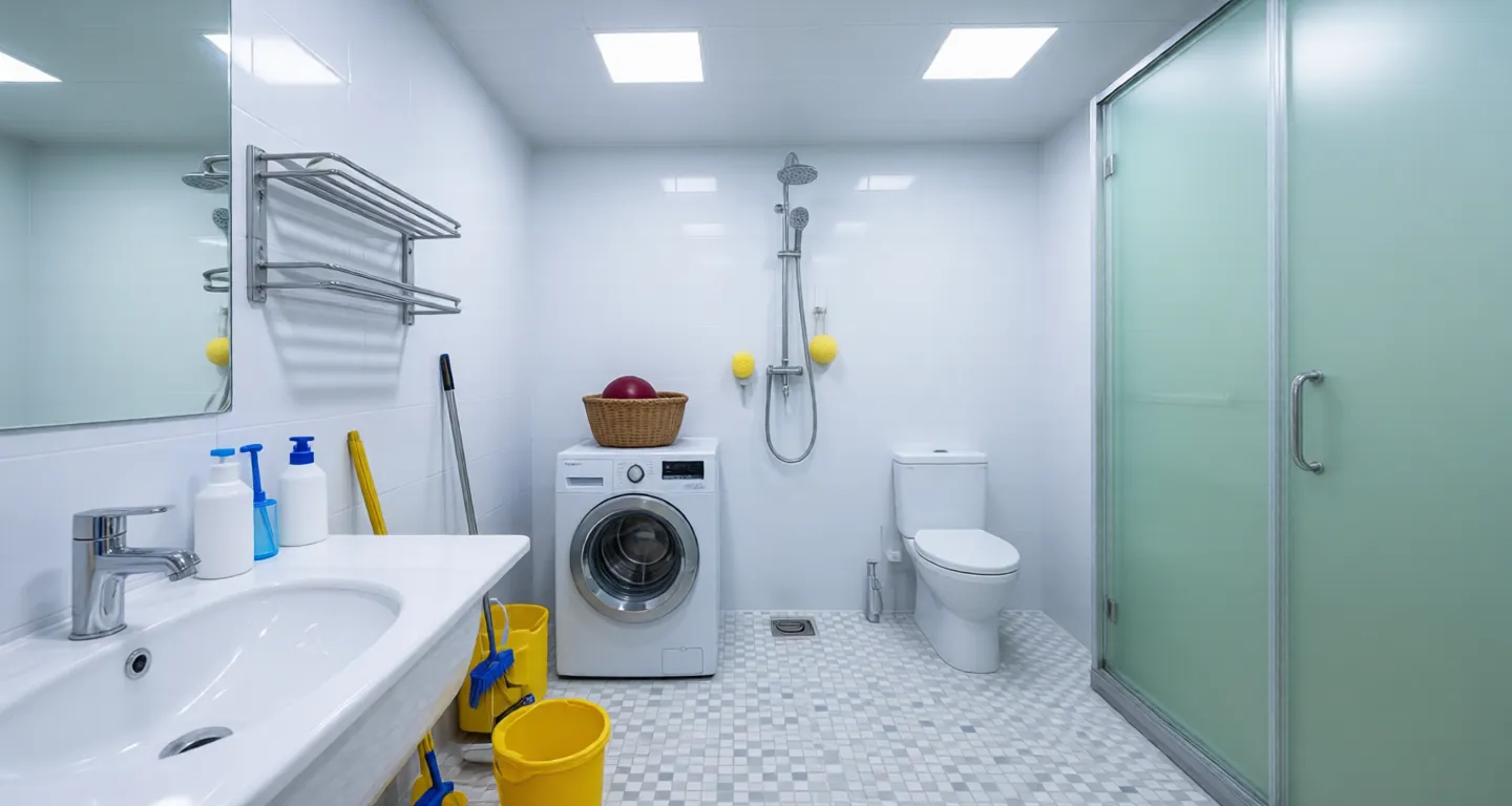 Room type: bathroom Apartment for rent in Tianjing - Jiangping Garden - Photo 1