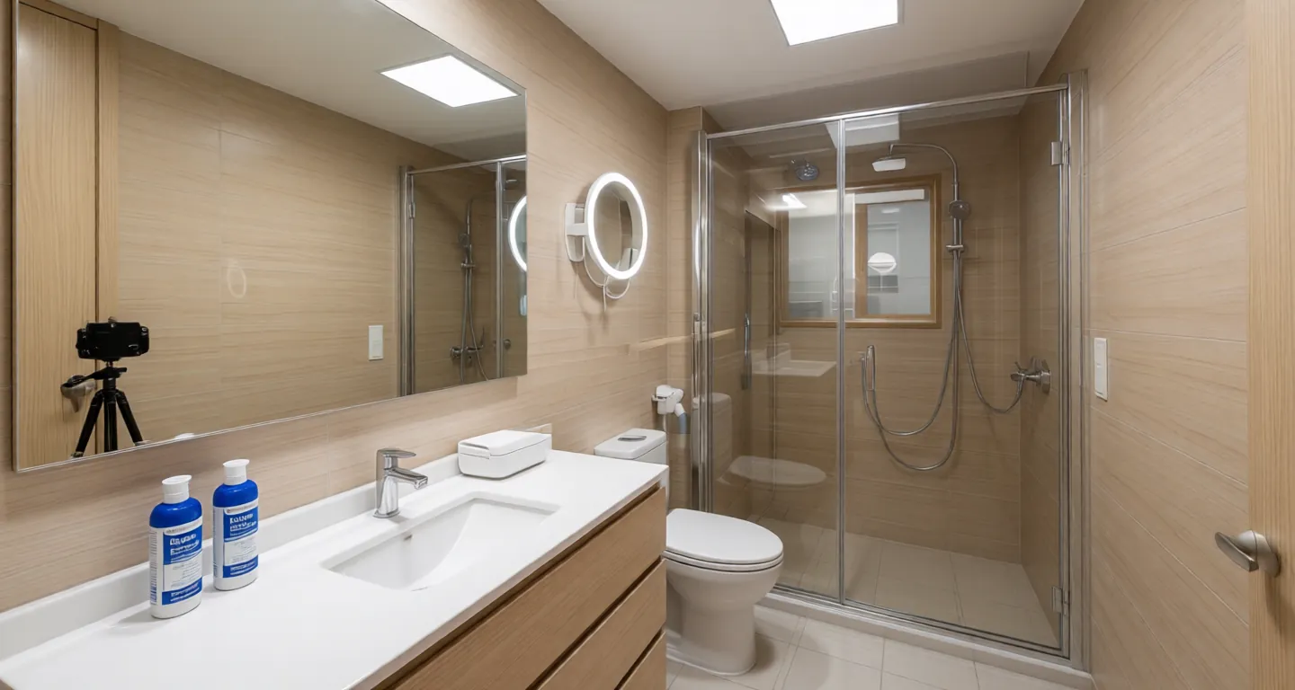 Room type: bathroom Apartment for rent in Wuhan - Helen Spring Phase IV - Photo 1