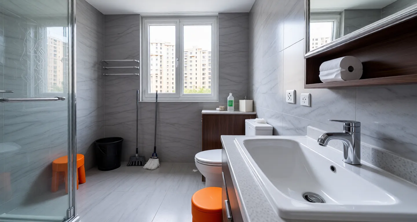 Room type: bathroom Apartment for rent in Wuhan - Victory Fengyuan - Photo 1