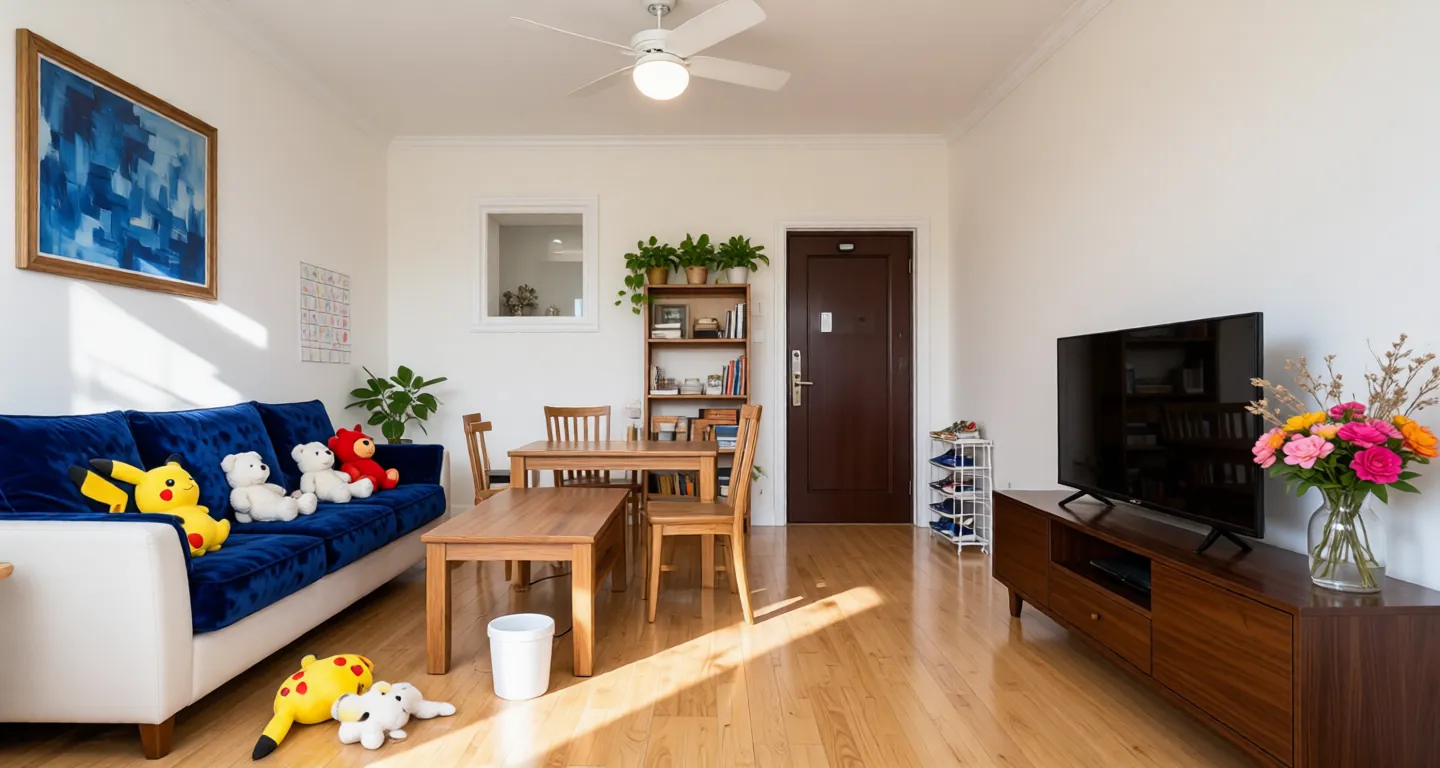 Room type: livingroom Apartment for rent in Wuhan - Million Olympic Garden Phase I - Photo 1