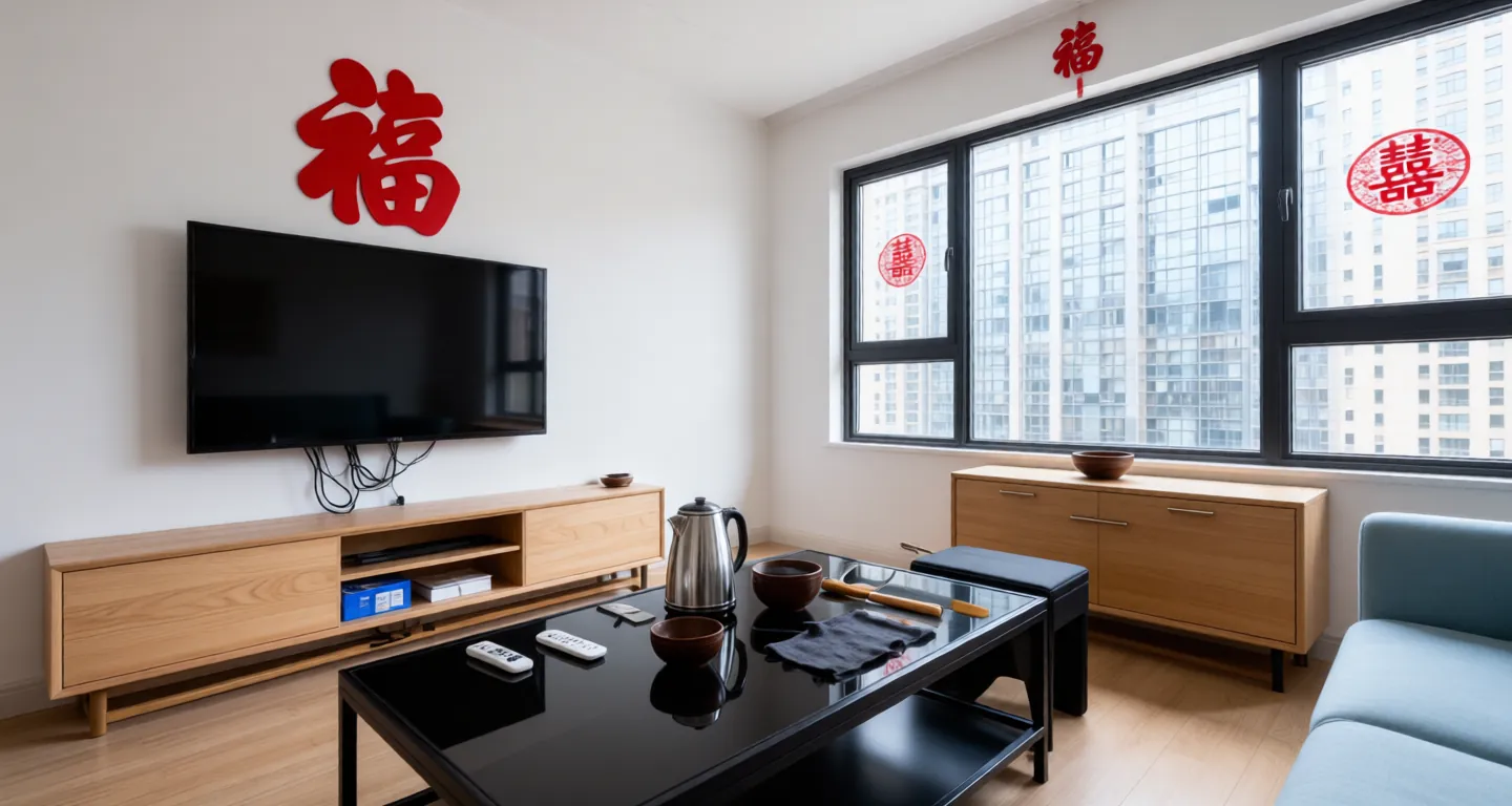 Room type: livingroom Apartment for rent in Wuhan - Modern Times · Spring Breeze Ten Miles - Photo 1
