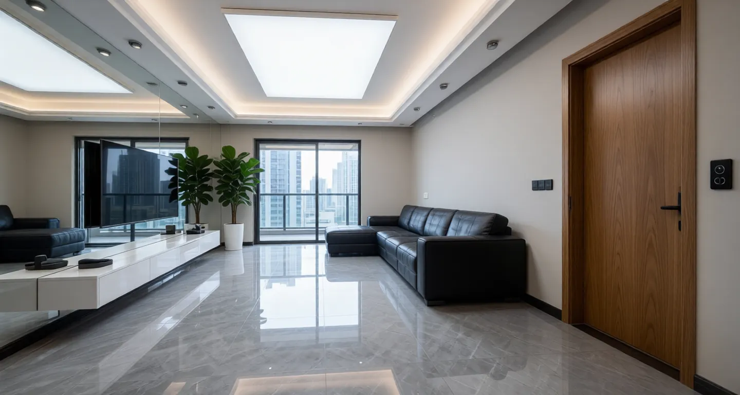 Room type: livingroom Apartment for rent in Wuhan - Oceanwide Oriental Realm Worldview Plot 8 - Photo 1