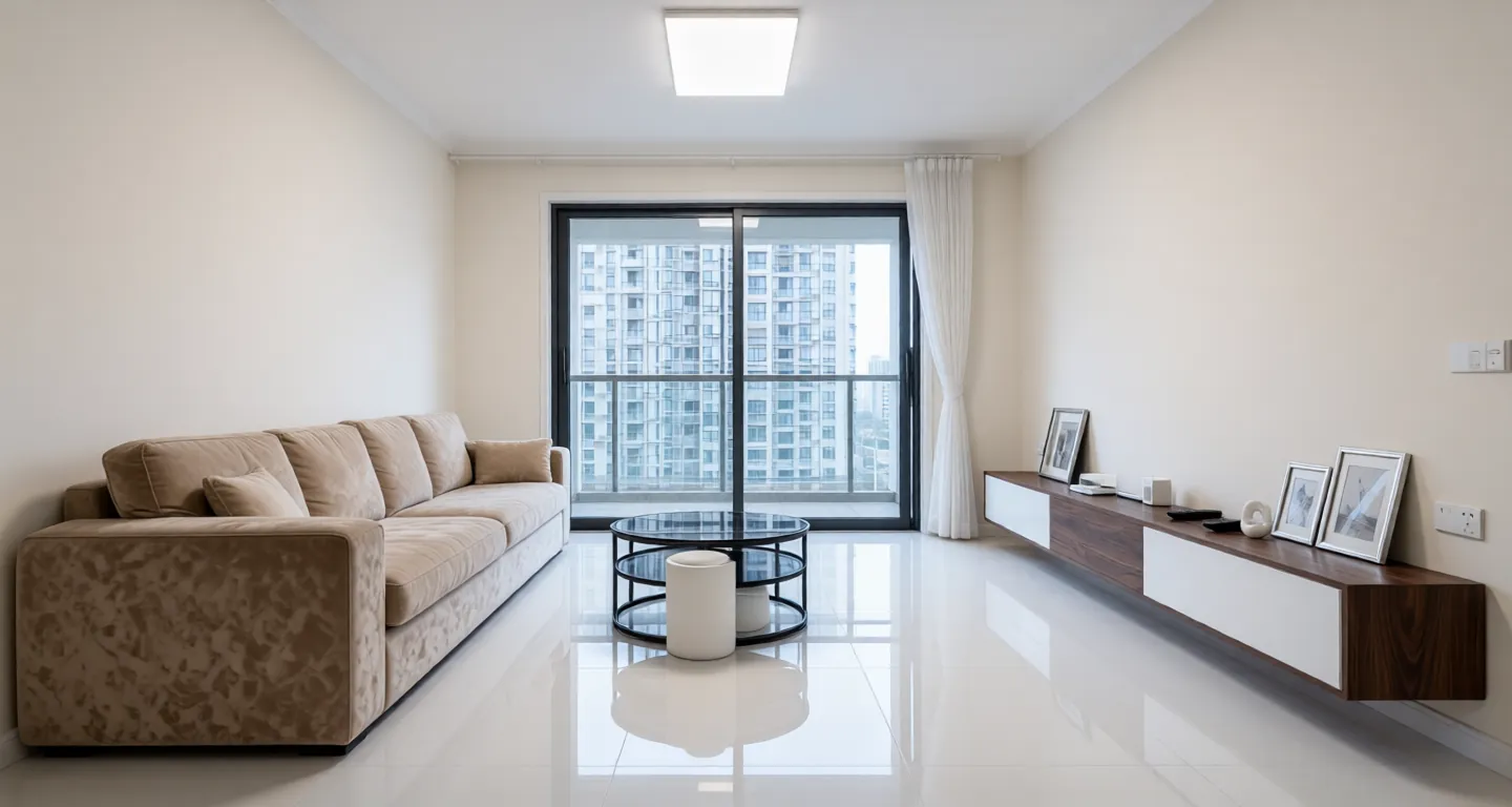 3 rooms, 2 living rooms, 1 bathroom, 95.13 sqm Apartment for rent in Sunac Riverside Mansion, Wuhan