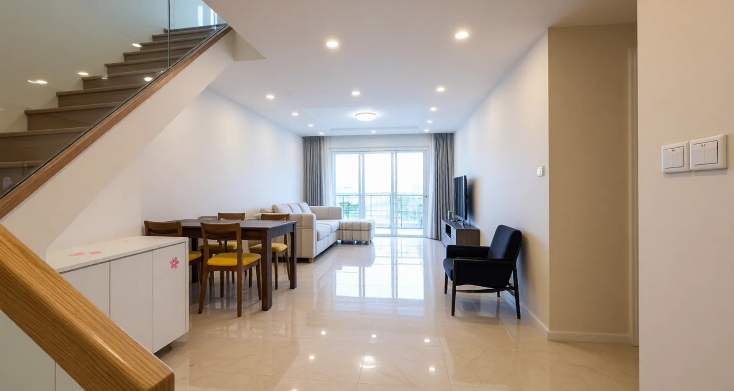 3 rooms, 2 living rooms, 3 bathrooms, 132.93 sqm Apartment for rent in Wuhan Agile Garden Phase 2, Wuhan