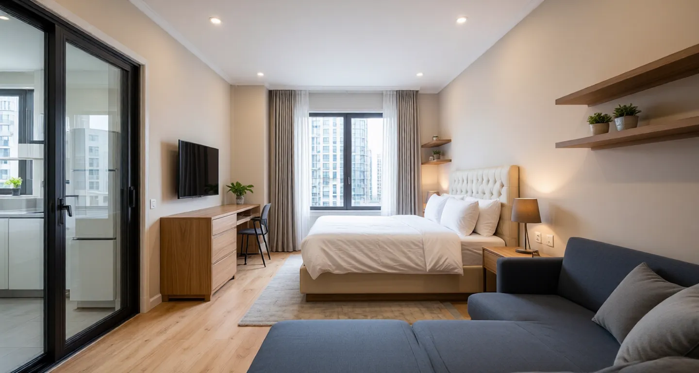 Room type: kitchen Apartment for rent in Wuhan - Oceanwide Hankou Residence - Photo 1