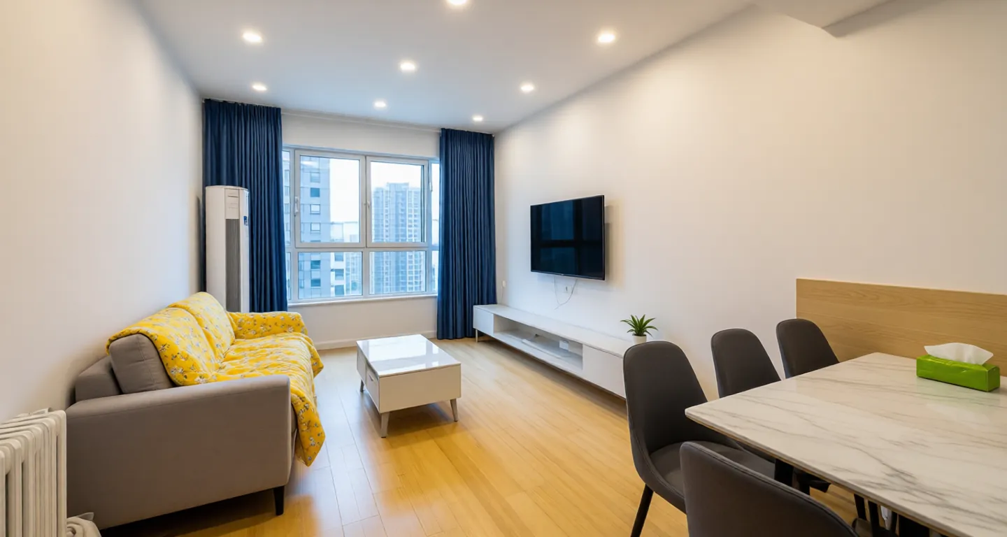 Room type: livingroom Apartment for rent in Wuhan - Longfor Optics Valley City - Photo 1