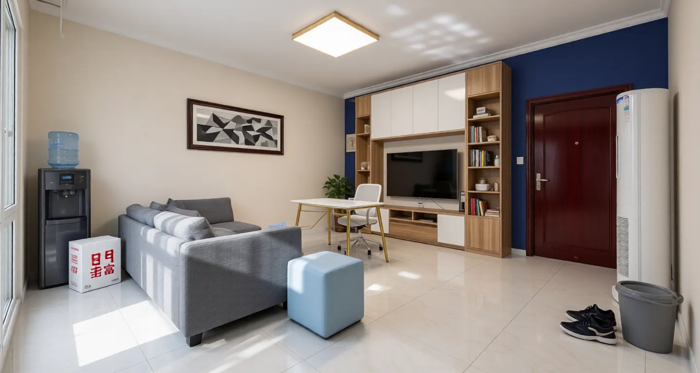 Wuhan expat housing - Furnished apartment: COOC Sino-Ocean Guanggu Jin Cheng