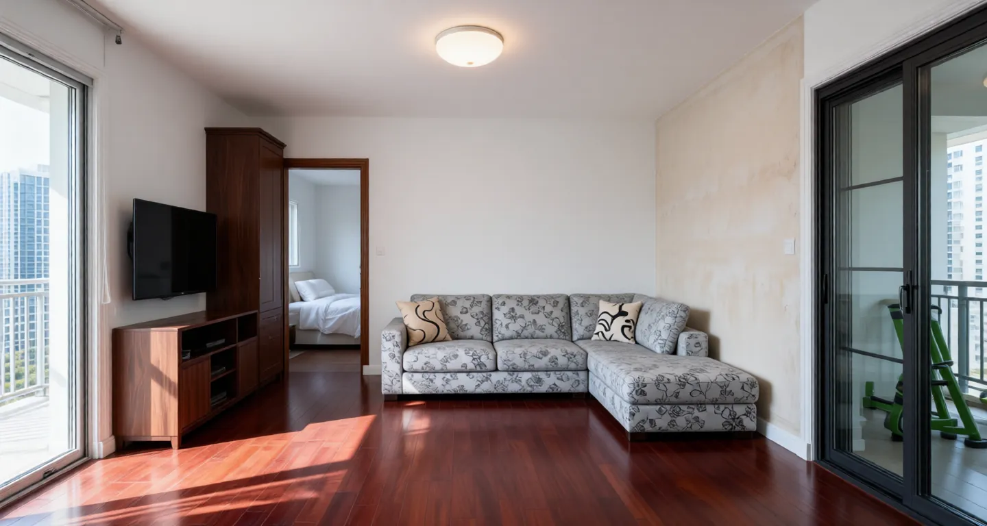 Room type: livingroom Apartment for rent in Wuhan - Sunshine 100 Grand Lake - Photo 1