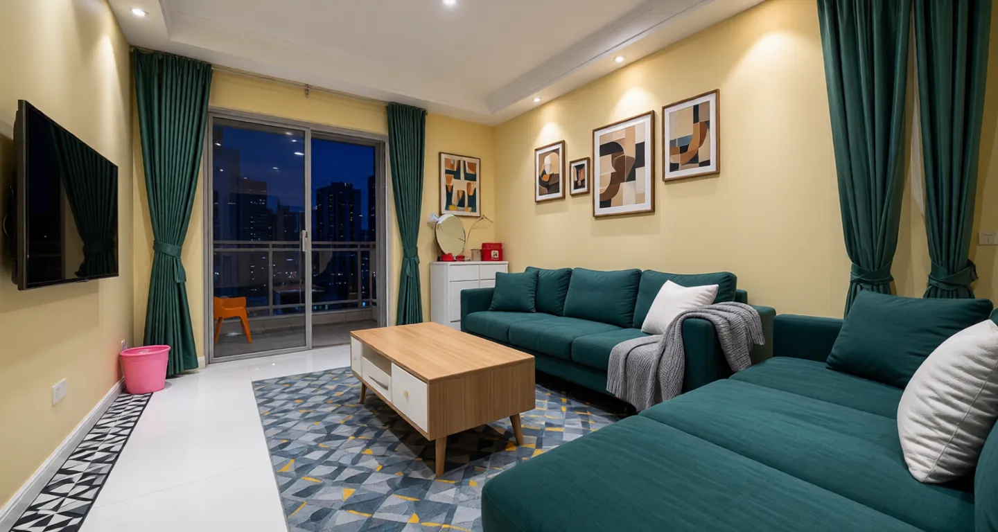 Room type: livingroom Apartment for rent in Wuhan - COOC Sino-Ocean Guanggu Jin City - Photo 1