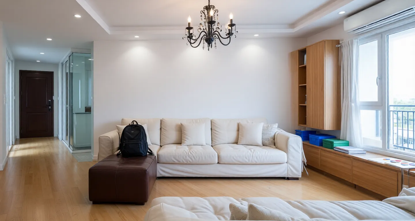 Room type: livingroom Apartment for rent in Wuhan - Shuguang Xingcheng Area A - Photo 1