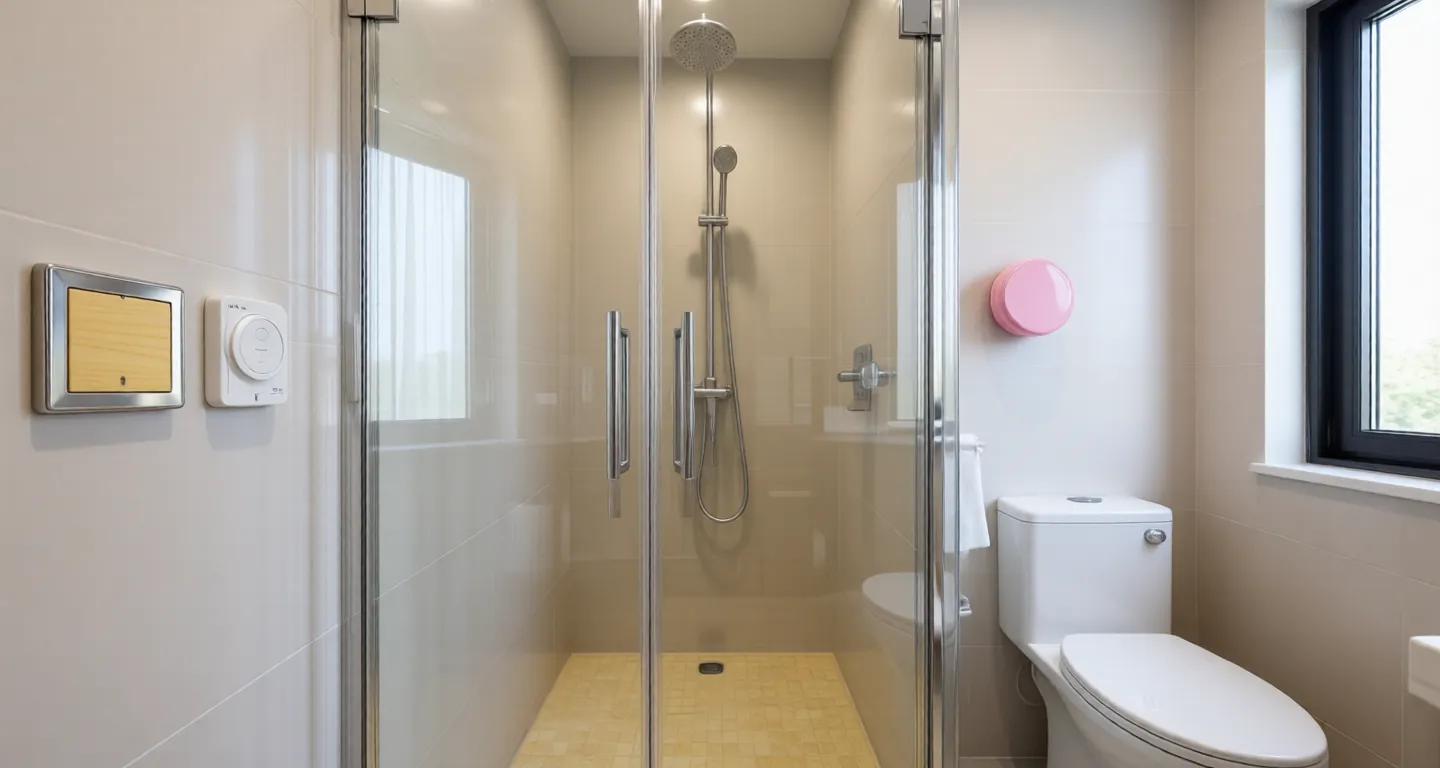 Room type: bathroom Apartment for rent in Wuhan - Zhaoshang Jiangshan Heyue - Photo 1