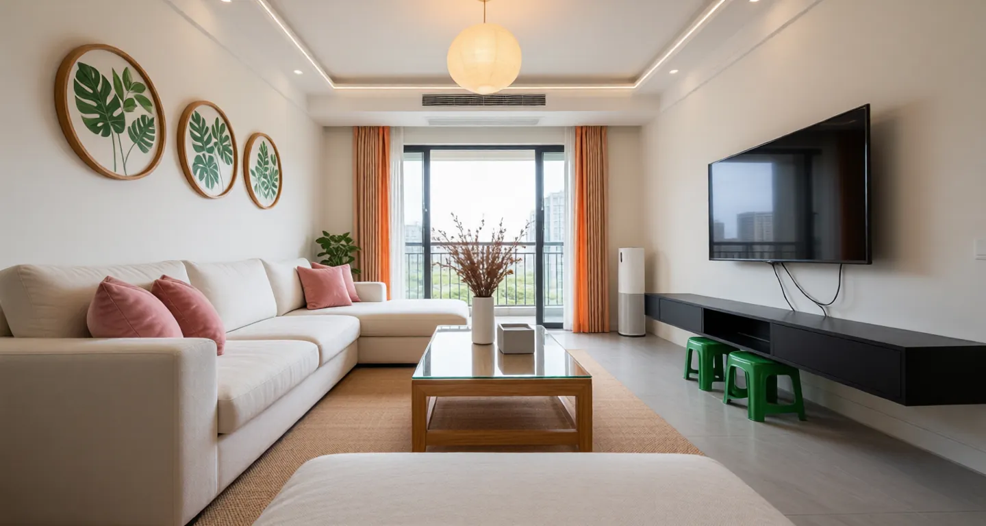 Wuhan expat housing - Furnished apartment: Poly Military Games Village