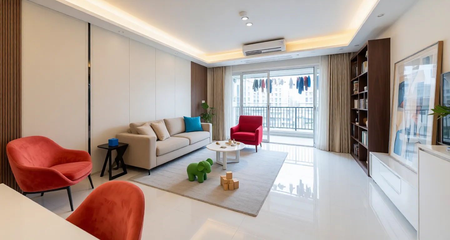 3 rooms, 2 living rooms, 2 bathrooms, 110.16 sqm Apartment for rent in Longfor Spring River Horizon, Wuhan