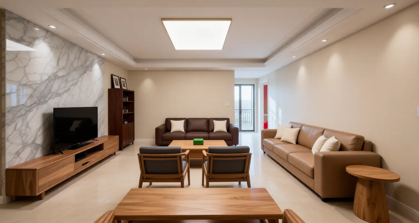 Room type: livingroom Apartment for rent in Xian - China Resources Land Yuefu - Photo 1