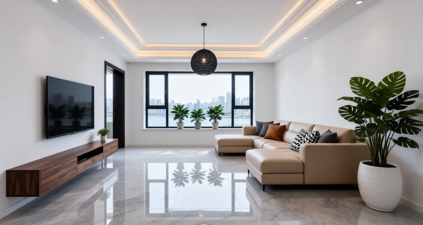 Zhanjiang expat housing - Furnished apartment: Evergrande Riverside Garden